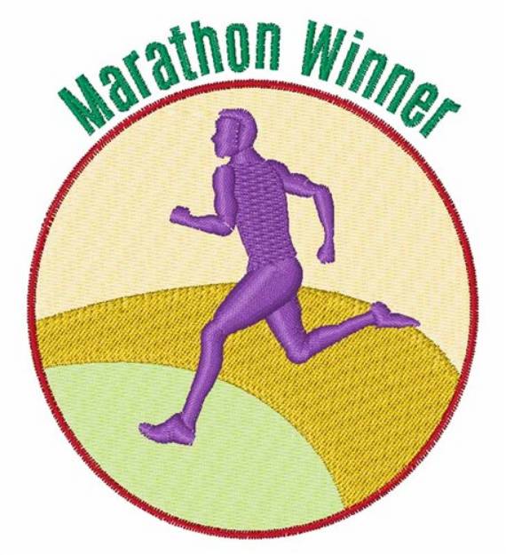 Picture of Marathon Winner Machine Embroidery Design