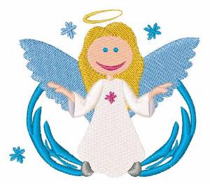 Picture of Winter Angel Machine Embroidery Design