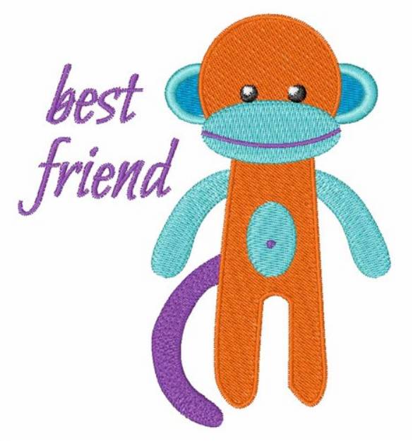 Picture of Best Friend Machine Embroidery Design