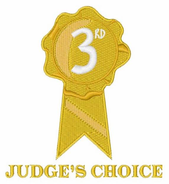 Picture of Judges Choice Machine Embroidery Design