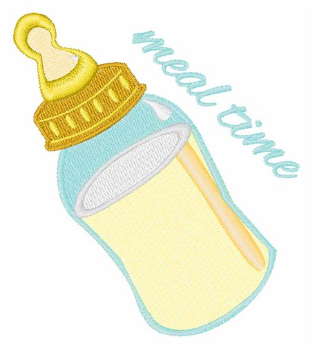 Meal Time Machine Embroidery Design