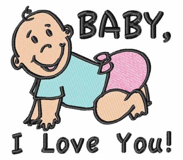 Picture of Baby Love Machine Embroidery Design