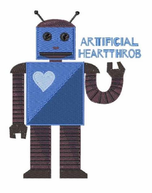 Picture of Artificial Heartthrob Machine Embroidery Design