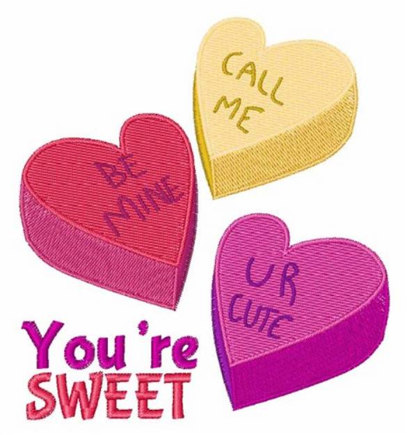 Picture of Youre Sweet Machine Embroidery Design