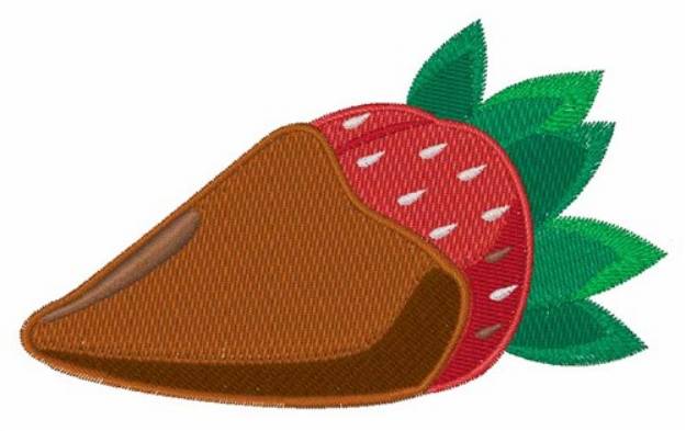 Picture of Chocolate Strawberry Machine Embroidery Design