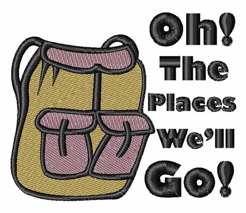 The Places! Machine Embroidery Design