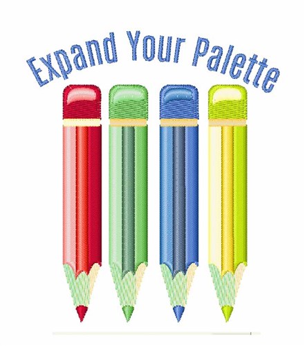 Expand Your Palette Machine Embroidery Design