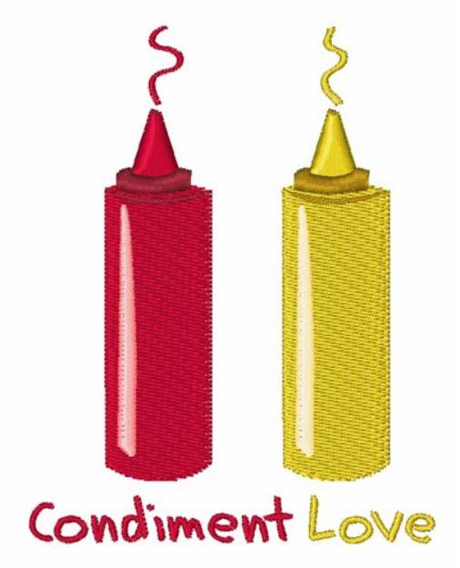 Picture of Condiment Love Machine Embroidery Design