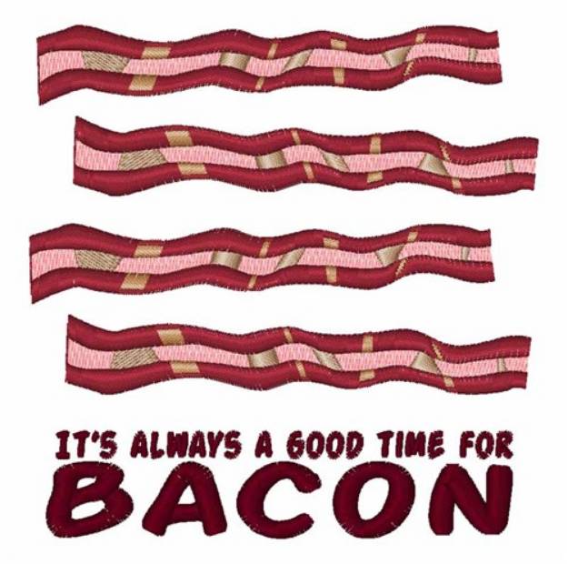 Picture of Bacon Time Machine Embroidery Design