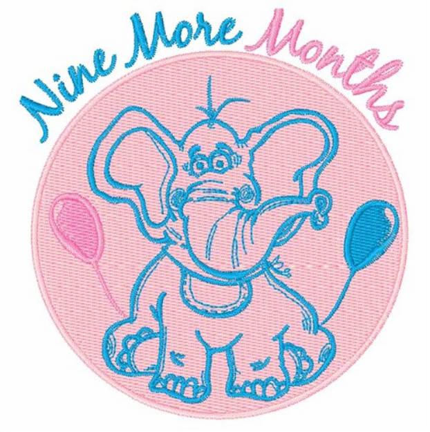 Picture of Nine More Months Machine Embroidery Design