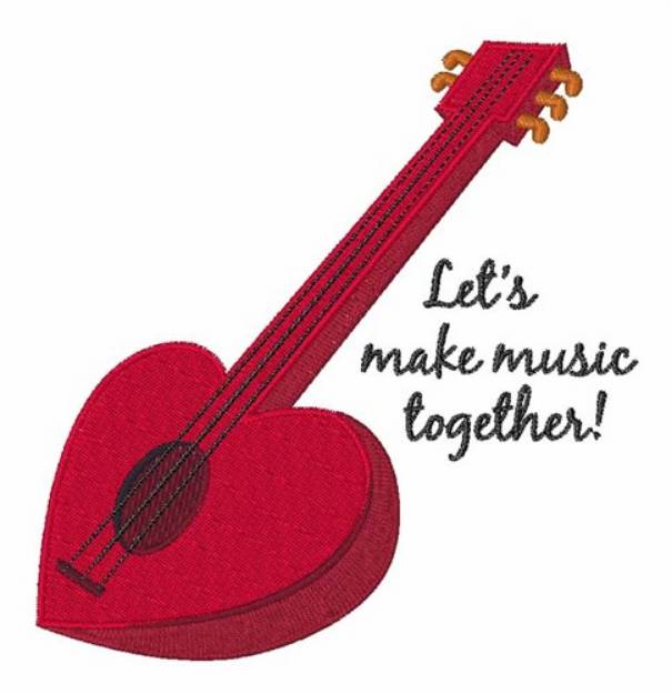 Picture of Make Music Machine Embroidery Design