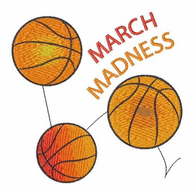 Picture of March Madness Machine Embroidery Design