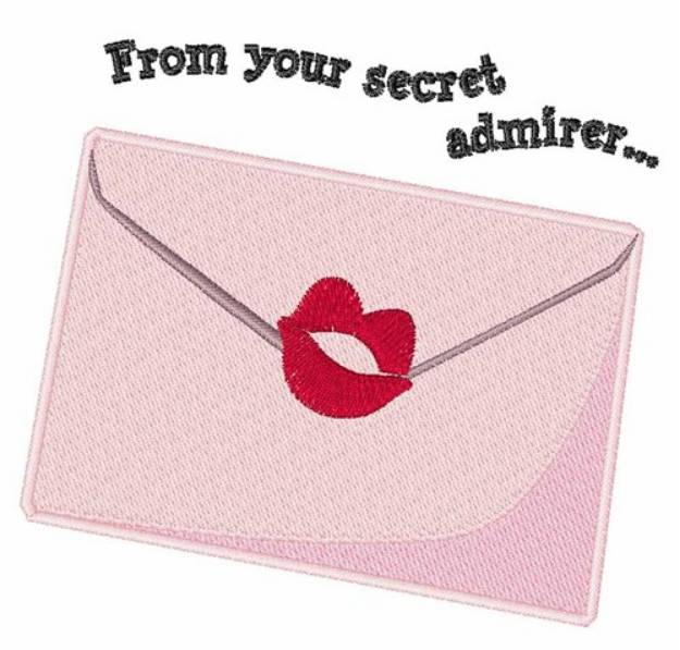 Picture of From Your Secret Admirer Machine Embroidery Design