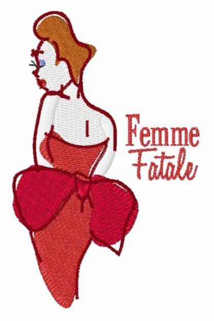 Picture of Femme Fatale Machine Embroidery Design