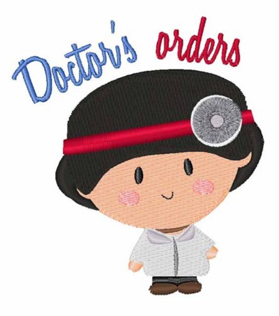 Picture of Doctors Orders Machine Embroidery Design