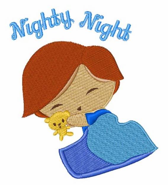 Picture of Nighty Night Machine Embroidery Design