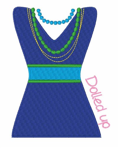 Dolled Up Machine Embroidery Design
