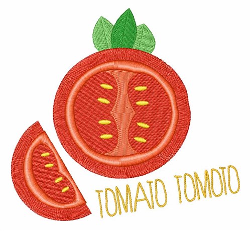 Tomato Tomoto Machine Embroidery Design