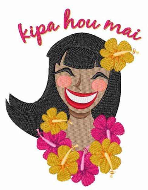 Picture of Kipa Hou Mai Machine Embroidery Design