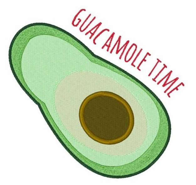 Picture of Guacamole Time Machine Embroidery Design