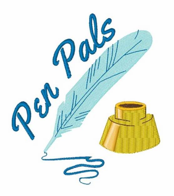 Picture of Pen Pals Machine Embroidery Design