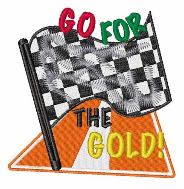 Picture of Go For Gold Machine Embroidery Design