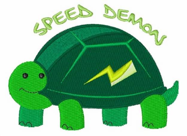 Picture of Speed Demon Machine Embroidery Design