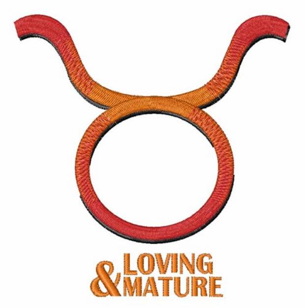 Picture of Loving & Mature Machine Embroidery Design