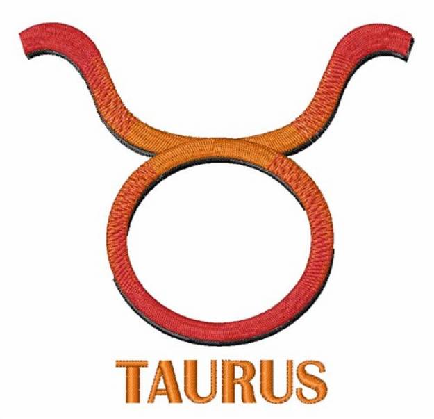 Picture of Taurus Machine Embroidery Design