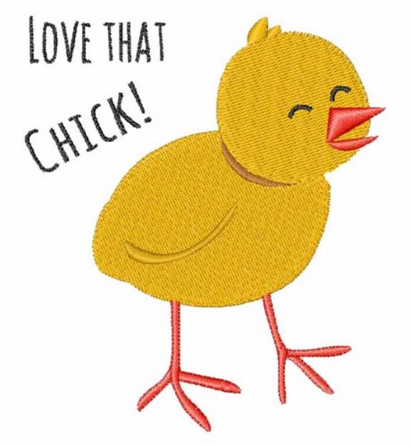 Picture of Love That Chick Machine Embroidery Design