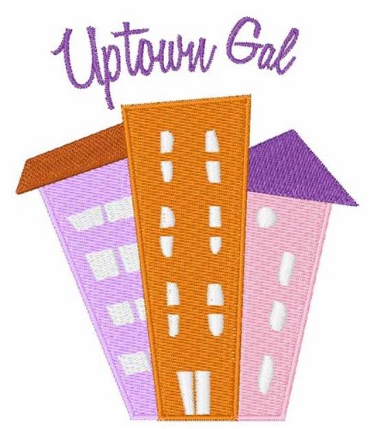 Picture of Uptown Girl Machine Embroidery Design