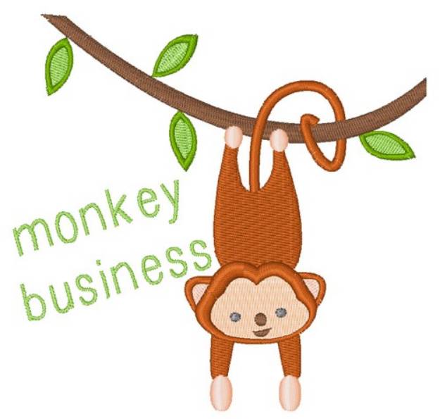 Picture of Monkey Business Machine Embroidery Design