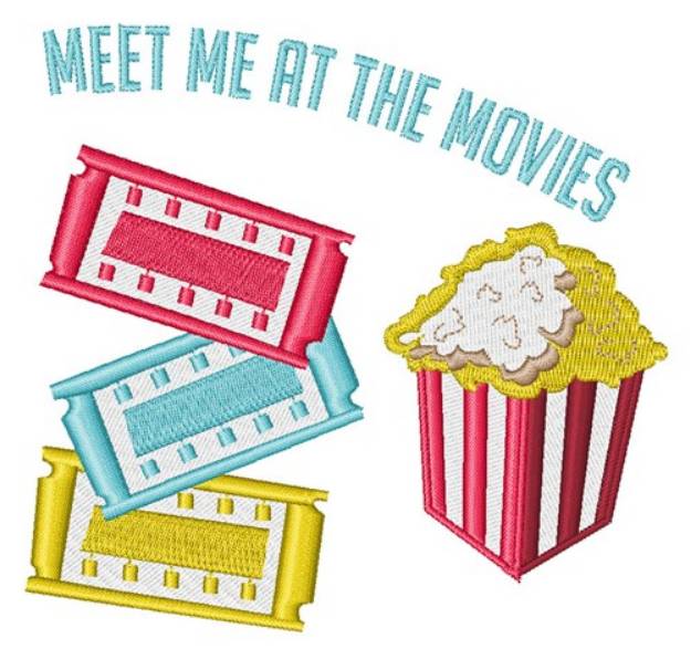 Picture of Meet At Movies Machine Embroidery Design