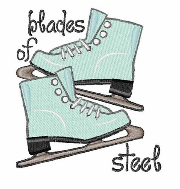 Picture of Blades Of Steel Machine Embroidery Design