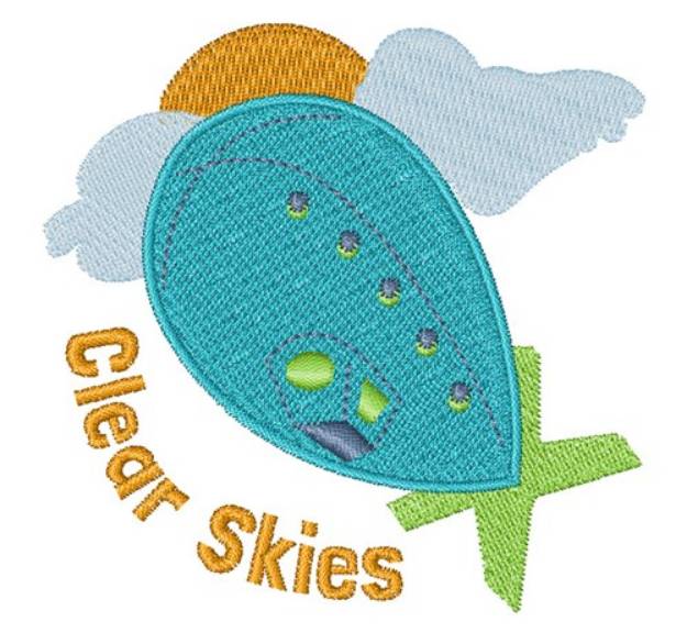 Picture of Clear Skies Machine Embroidery Design