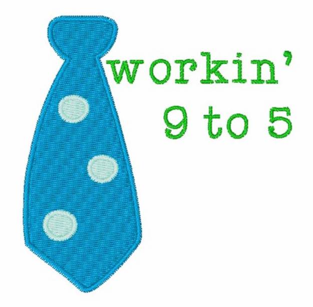 Picture of Workin 9 To 5 Machine Embroidery Design