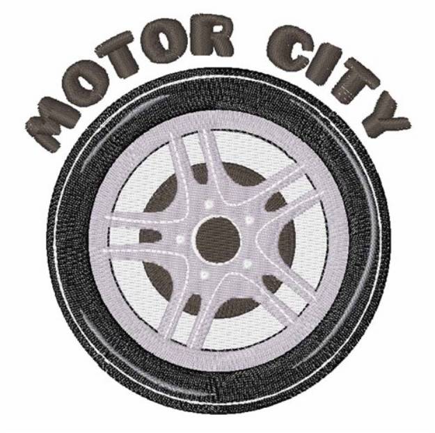 Picture of Motor City Machine Embroidery Design