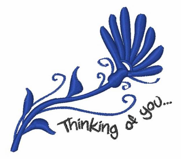 Picture of Thinking Of You Machine Embroidery Design