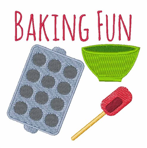 Baking Fun Machine Embroidery Design