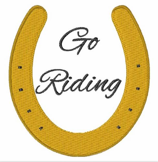 Picture of Go Riding Machine Embroidery Design