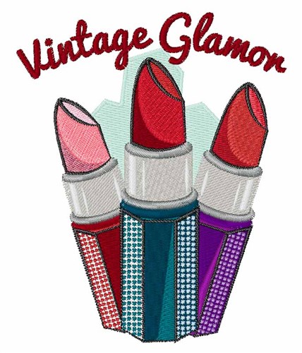 Vintage Glamor Machine Embroidery Design