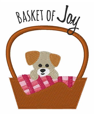 Basket of Joy Machine Embroidery Design