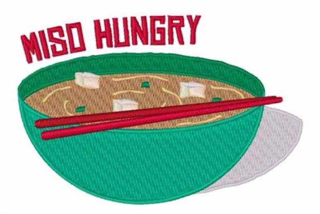 Picture of Miso Hungry Machine Embroidery Design