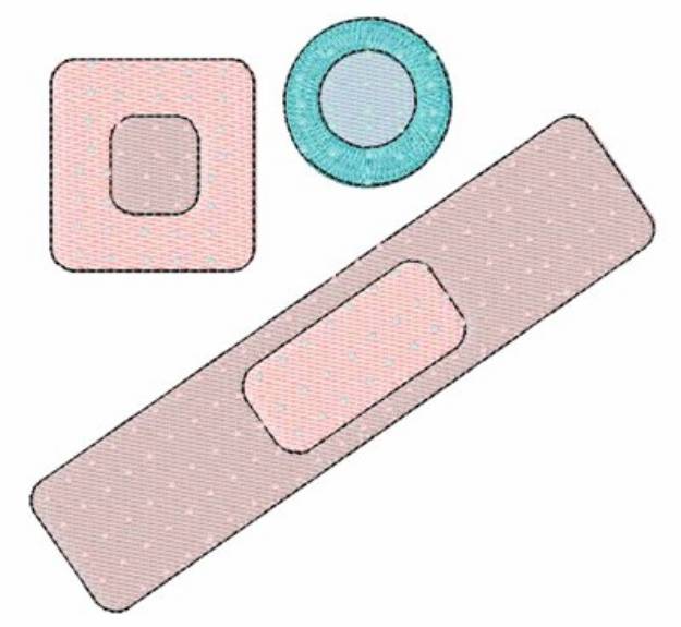 Picture of Bandages Machine Embroidery Design