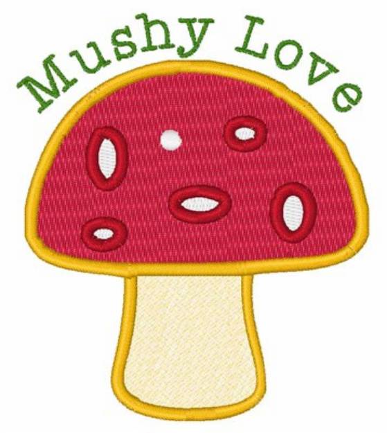 Picture of Mushy Love Machine Embroidery Design