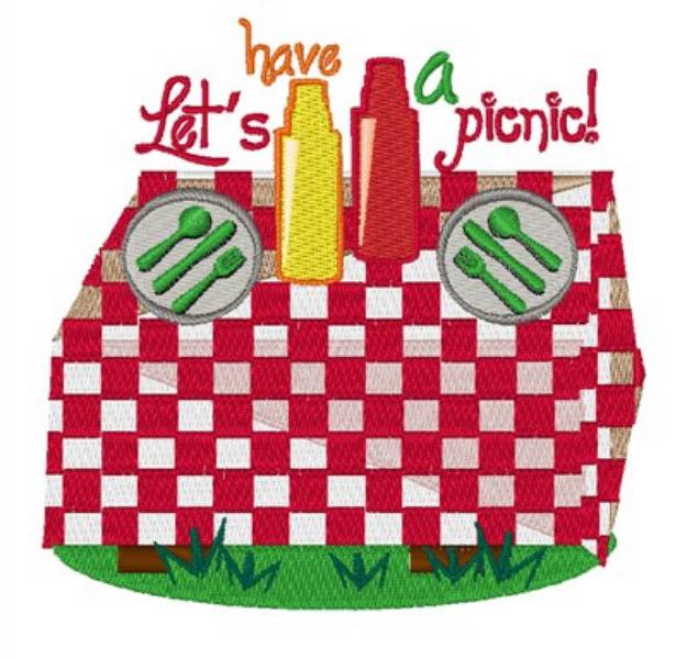 Picture of Lets Have a Picnic Machine Embroidery Design