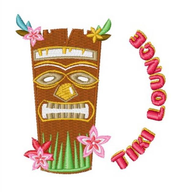 Picture of Tiki Lounge Machine Embroidery Design