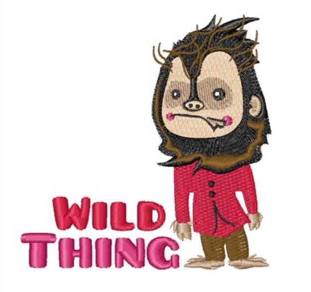 Picture of Wild Thing Machine Embroidery Design