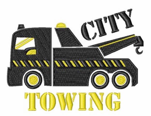 Picture of City Towing Machine Embroidery Design