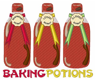 Baking Potions Machine Embroidery Design